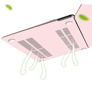Ốp case dành cho macbook kèm tấm phủ bàn phím - Hàng chính hãng