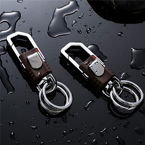 Móc Khóa Ô Tô Xe Máy Móc chìa khoá inox cao cấp có chốt đeo thắt lưng Quần Cao Cấp Nam Thái Lan