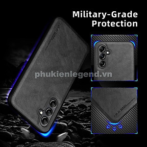 Ốp Lưng Da cho Samsung Galaxy A55 A35 A25 A15 Hiệu X-Level Cao Cấp - hàng nhập khẩu