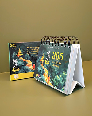 Kinh Pháp Cú - 365 ngày sống theo lời Phật dạy (bản cao cấp, in màu)