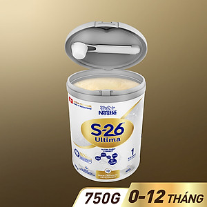 Sữa bột công thức S-26 ULTIMA 1 750G với hợp chất NUTRILEARN CONNECT cho bé 0 - 12 tháng tuổi