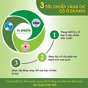 Nước Tắm Gội Thảo Dược Dr.Papie Cho Bé Giúp Ngăn Ngừa Và Giảm Các Vấn Đề Về Da