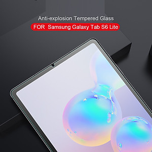 Tấm dán màn hình kính cường lực cho Samsung Tab S6, Tab S6 lite Chính Hãng Glass Pro độ cứng 9H - Hàng chính hãng