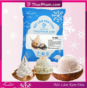 [ĂN BAO GHIỀN❤️] Bột Làm Kem Tươi THUCPHAM.COM Đủ Vị - Túi 1kg - Hương Vị Tự Nhiên, Không Gắt, Không Hắc