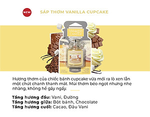 Sáp thơm xe Yankee Candle - Vanilla Cupcake 