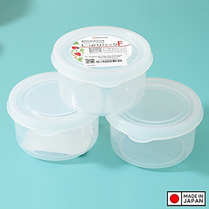 Set 03 hộp chia thức ăn dặm cho bé Nakaya Firm Pack F 180ml - Hàng nội địa Nhật Bản |#Made in Japan| |#K-142|