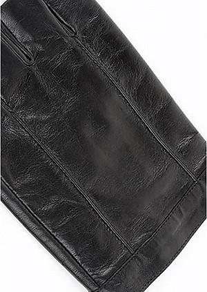 Găng tay nam hở ngón BHY5293 Găng tay phượt, da cừu thật. thoái mái lái xe.