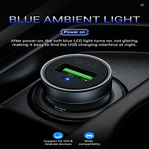 Tẩu sạc nhanh đa năng nhãn hiệu Hoco Z32 cao cấp - Hàng chính hãng