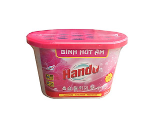 Combo 5 Hộp Hút Ẩm Khử Mùi Nấm Mốc Hương Hồng 450Ml 