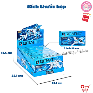 Đồ Chơi Lắp Ráp Xếp Hình Qman 41106 - Biệt Đội Tiên Phong - Máy Bay Chiến Đấu Thiên Hà