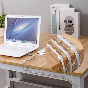 COMBO 2 BỘ Nẹp Dây Điện Miếng Dán Tường Siêu Dính , Kẹp Đi Dây Điện Kẹp Cố Định Và Giữ Luồn Dây Điện Siêu Sốc an toàn tiện lợi dễ lắp đặt Dây Mạng