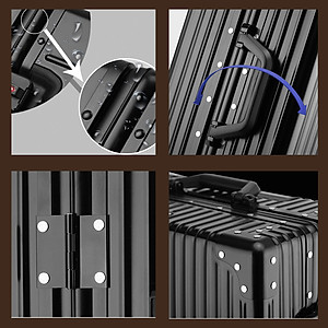 Vali Nhôm Nguyên Khối Khóa Sập NiceVilla 20inch-24inch-29inch