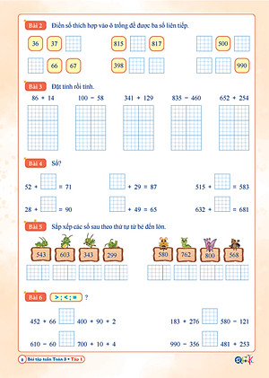 Combo Bài Tập Tuần Toán, Tiếng Việt Lớp 3 - Kết Nối Tri Thức - Học kì 1