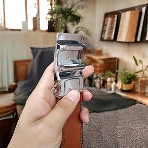 Dây Nịt Nam Cá Sấu Liền Nguyên Tấm Bản Rộng 4cm. Dây Được Đan Viền Thủ Công Rất Đẹp