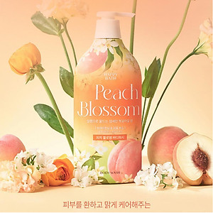 Sữa tắm nước hoa dưỡng trắng da, cấp ẩm Happy Body Wash Hàn Quốc 900g