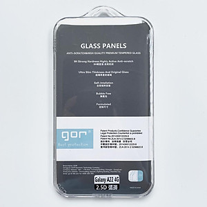 Bộ 2 kính cường lực Gor 9H cho Sámung A22 , A22 5G 2vát cạnh 2,5D Hàng nhập khẩu