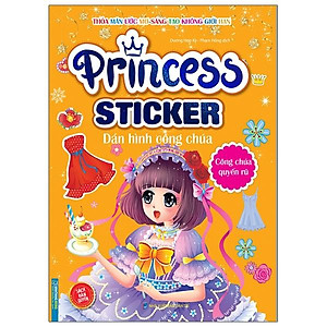 Sách Princess Sticker - Dán Hình Công Chúa - Công Chúa Quyến Rũ