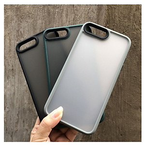 Ốp lưng cho iPhone 7 Plus/ 8 Plus trong nhám viền Shield Matte Color bảo vệ camera hiệu Likgus - Hàng chính hãng