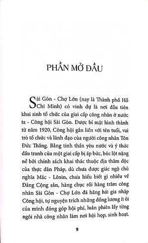 Sách Tôn Đức Thắng Với Phong Trào Công Nhân Sài Gòn Đầu Thế Kỷ XX Đến Năm 1930