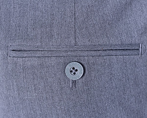 Quần tây nam không ply ống ôm xám trắng Khatoco Q1M578S0-CNGI220-2411-0