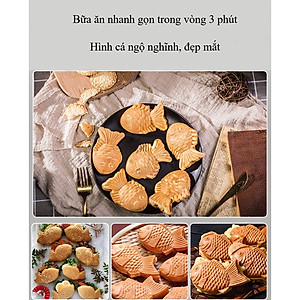 Máy Làm Bánh Cá Công Nghiệp 6 khay - Máy Nướng Bánh Cá size lớn hàng chính hãng