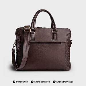 Cặp Công Sở Lata ( Thời trang nam basic đựng laptop 14,6 inch - Cặp da CA28 )