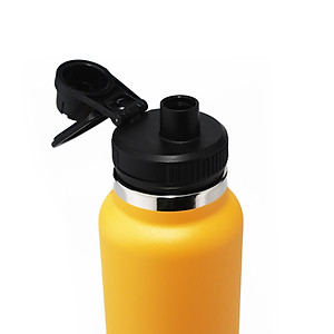 Bình Giữ Nhiệt Rinfere Với Combo 2 Nắp, Dụng Cụ Vệ Sinh Ống Hút (950ml) - Khắc Tên Theo Yêu Cầu