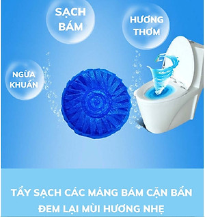 [MUA 6 ĐƯỢC 8 GIÁ KHÔNG ĐỔI] Vỉ 6+2 viên tẩy tự động làm sạch và làm thơm bồn cầu Hando