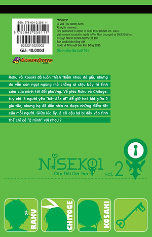 Sách Nisekoi - Cặp Đôi Giả Tạo