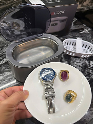 MÁY LÀM SẠCH TRANG SỨC SIÊU ÂM 2LOCK KOREA THẾ HỆ MỚI 2025 Hàng chính hãng