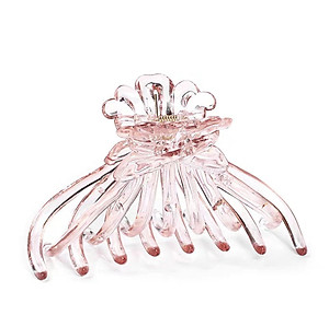 Kẹp càng cua size to 8 răng trong suốt kiểu Hàn Quốc KAH147