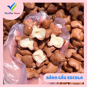 Bánh Gấu Socola Nhân Kem Viettin Mart 500G