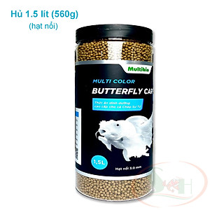 Thức ăn cá Multi Color Butterfly Carp đạm dinh dưỡng chép sư tử lên màu cá cảnh