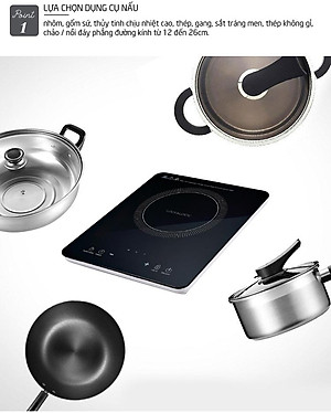 Bếp Từ Đơn Lock&Lock EJI411 (2000W) - Hàng Chính Hãng