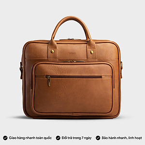 Cặp công sở Trita ( Thời trang nam đựng vừa laptop 13.3 inch - Cặp da TCA5 )