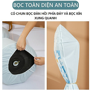 Bọc Quạt Cây Chống Bụi Bẩn, Chống Ẩm Mốc, Bọc Quạt Toàn Thân 140x60cm Loại Dày Tiện Dụng - HÀNG CHÍNH HÃNG MINIIN