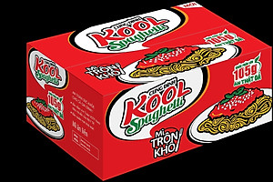 Thùng 12 Tô Mì Khoai Tây Cung Đình Kool Sốt Spaghetti Hương Vị Thịt Bò Bằm Và Cà Chua 105g