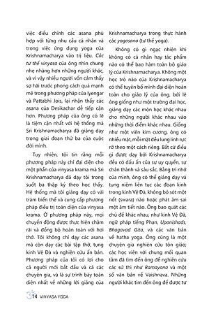 Sách Vinyasa yoga - Hợp nhất cơ thể và tâm trí bằng hơi thở