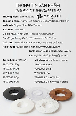 Giá đỡ phễu Origami Dripper Holder