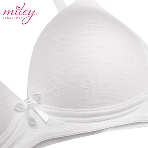 Áo Ngực Nữ Không Gọng Cotton Lụa Flexi Miley Lingerie BRC