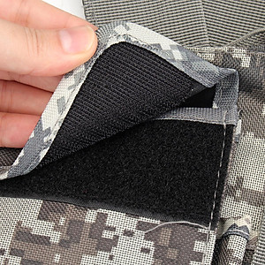 Camouflage Holster Vest Rig Pocket Radio Harness Chest Pack Pouch Walkie Nylon