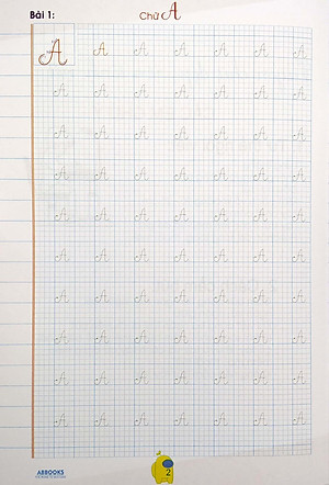 Bé Chuẩn Bị Vào Lớp 1 - Vở Tập Viết Chữ Cái Viết Hoa
