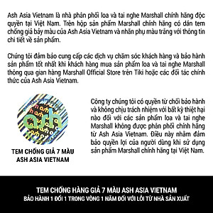 [Hàng chính hãng] Tai nghe Marshall MODE Black & White