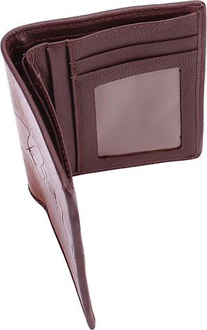 Ví Nam Huy Hoàng HT2412 (10 x 12.5 cm) - Vàng Bò