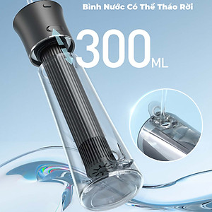 Máy tăm nước cầm tay Fairywill F30, phiên bản nâng cấp với sạc Type C và lõi lọc nước độc quyền