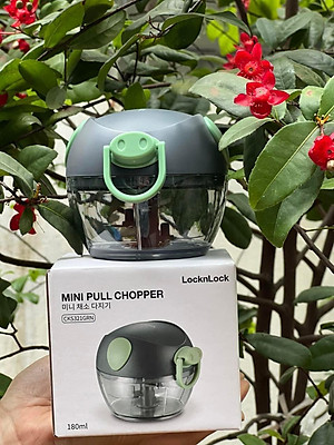 Dụng Cụ Băm/Xay Hành Tỏi, Rau Củ Mini Hình Con Vật Ngộ Nghĩnh Lock&Lock CKS321, Lưỡi Dao Bằng Thép Không Gỉ - Hàng Chính Hãng