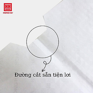 Bọc decal Hồng Hà  vở ô ly, sách bài tập ( 280x380mm ) (10 chiếc/tập) - 3562
