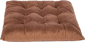 Đệm ngồi bệt vuông, đệm lót ghế văn phòng vải nhung cao cấp A - 40x40x6cm giao màu ngẫu nhiên