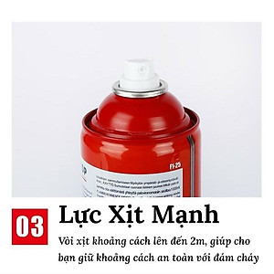 Bình Chữa Cháy Mini 500ml Để Xe Hơi, Ô Tô, Bình Cứu Hỏa Khẩn Cấp Cho Ô Tô Xe Hơi Dân Dụng 500ml