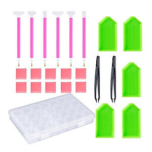 Bộ Dụng Cụ Làm Tranh Đính Đá 5D